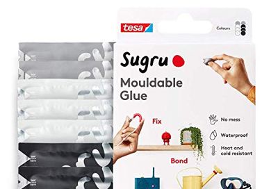 Sugru I000948 Multi-Purpose Glue for Creative Repair, Fixing and Making, 8-Pack, Black, White & Gray, 8 Piece $27.59 (Reg $31.90)