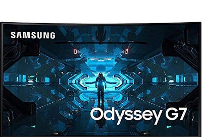 SAMSUNG 27-inch Odyssey G7 - QHD 1000R Curved Gaming Monitor 240hz,1ms, NVIDIA G-SYNC & FreeSync, QLED (LC27G75TQSNXZA) $598 (Reg $799.99)