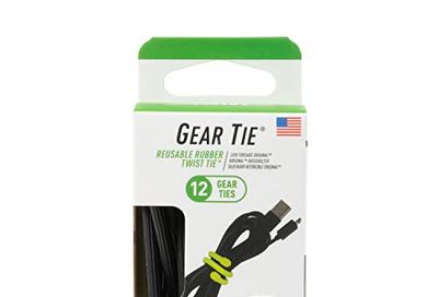 Nite Ize Gear Tie ProPack Reusable Rubber Twist Tie, 6-Inch, Black $16.32 (Reg $24.99)