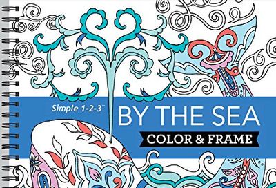 Color & Frame - By the Sea (Adult Coloring Book) $3.19 (Reg $10.29)