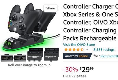 Amazon Canada Deals: Save 30% on Controller Charger Compatible with Xbox Series + 46% on Mini Movie Projector with Coupon + 24% on Guess Women’s Noelle Crossbody Camera + More Offers