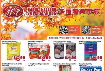 Top Food Supermarket Flyer September 23 to 29