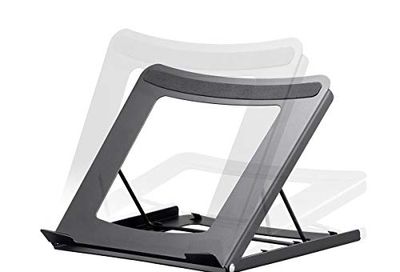 Monoprice Adjustable Folding Laptop Stand - Steel Ideal for Work, Home, Office Laptops - Workstream Collection $16.88 (Reg $24.80)