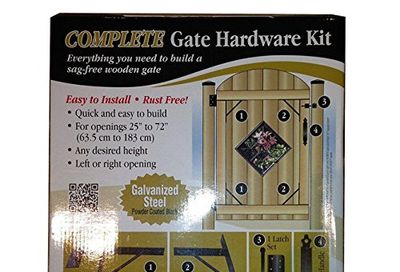 Nuvo Iron HGCBHK01 Heavy Duty Gate Corner Frame Brace Kit, Black $36.99 (Reg $66.19)