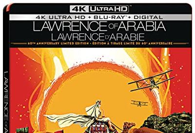 Lawrence Of Arabia 60th Anniversary - 4K UHD/Blu-ray Combo + Limited Steelbook (Bilingual) $37.84 (Reg $49.99)