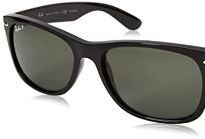 Ray-Ban RB2132 New Wayfarer Square Sunglasses, Black/Polarized Green, 52 mm $73.96 (Reg $255.00)