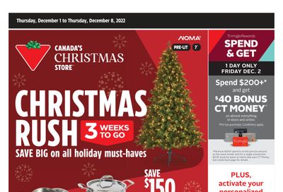 Canadian Tire (Atlantic) Flyer December 1 to 8