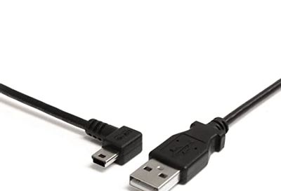 StarTech.com 6 ft. (1.8 m) Left Angle Mini USB Cable - USB 2.0 A to Left Angle Mini B - Black - Mini USB Cable (USB2HABM6LA) $3.99 (Reg $7.41)