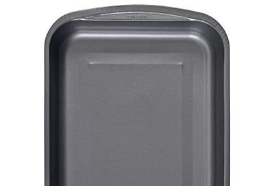 GoodCook 04048 Metal Utensil Nonstick Roast Pan, Easy Clean Dishwasher Safe, 11.5 Inch x 15.5, Silver (388998) $8.97 (Reg $11.17)