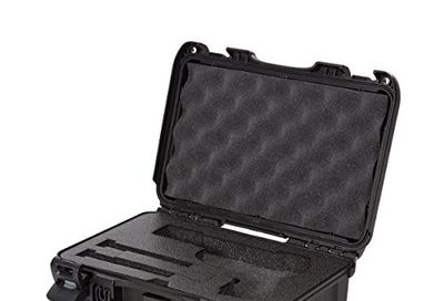 Nanuk 909 Waterproof Professional Classic Pistol/Gun Case, Military Approved with Custom Insert - Black - Made in Canada $49.95 (Reg $108.95)