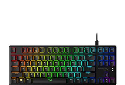 HyperX Alloy Origins Core - Tenkeyless Mechanical Gaming Keyboard, Software Controlled Light & Macro Customization, Compact Form Factor, RGB LED Backlit, Linear HyperX Red Switch $69.99 (Reg $124.99)