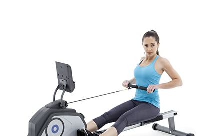 MARCY Foldable 8-Level Magnetic Resistance Rowing Machine with Transport Wheels NS-40503RW, Grey, One Size $248.65 (Reg $310.82)