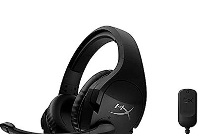 HyperX Cloud Stinger S – Gaming Headset, for PC, Virtual 7.1 Surround Sound, Lightweight, Memory Foam, Soft Leatherette, Durable Steel Sliders, Swivel-to-Mute Noise-Cancelling Microphone, Black $38.98 (Reg $68.98)