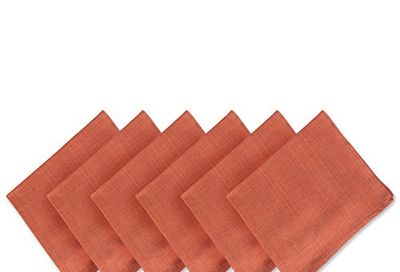 DII Oversized 20x20 Cotton Napkin, Pack of 6, Variegated Orange Spice - Perfect for Fall, Thanksgiving, Dinner Parties, Halloween and Everyday Use $23.68 (Reg $28.52)