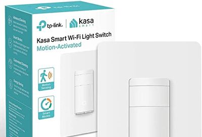 Kasa Smart Motion Sensor Switch, Single Pole, Needs Neutral Wire, 2.4GHz Wi-Fi Light Switch, Works with Alexa & Google Assistant, UL Certified, No Hub Required(KS200M),White,1-Pack $19.99 (Reg $29.99)