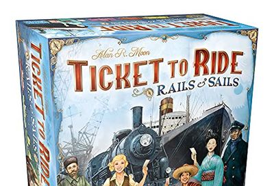 Ticket to Ride : Rails & Sails - A Board Game by Days of Wonder | 2-5 Players - Board Games for Family | 60-120 Minutes of Gameplay | Games for Family Game Night | For Kids and Adults Ages 10+ $67.18 (Reg $93.59)