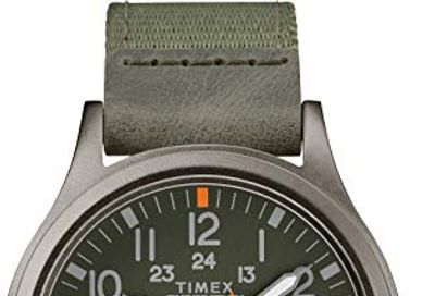 Timex Men's Scout 40 Expedition Green Fabric Strap Watch (Model:TW4B14000GP) $29.97 (Reg $58.98)