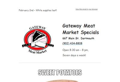 Gateway Meat Market Flyer February 2 to 8