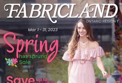 Fabricland (ON) Flyer March 1 to 31