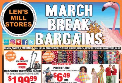 Len's Mill Stores Flyer March 6 to 19