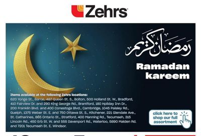 Zehrs Ramadan Flyer March 9 to April 5