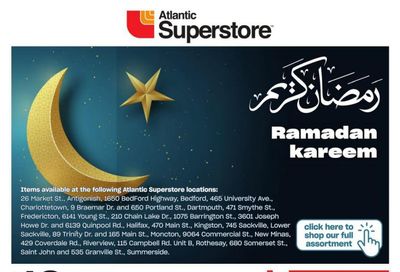 Atlantic Superstore Ramadan Flyer March 9 to April 5