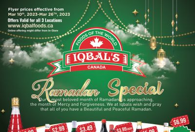 Iqbal Foods Flyer March 10 to 26