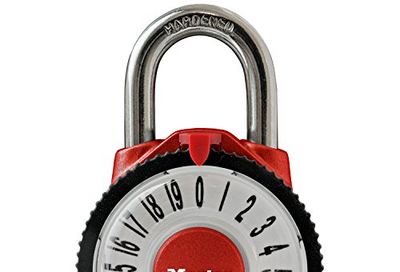 Master Lock 1588D Locker Lock Combination Padlock, 1 Pack, Magnification Lens, Color May Vary $14.97 (Reg $17.99)