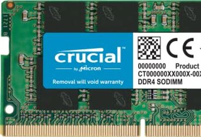 Crucial RAM 16GB DDR4 3200MHz CL22 (or 2933MHz or 2666MHz) Laptop Memory CT16G4SFRA32A $53.99 (Reg $58.99)