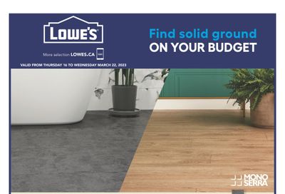 Lowe's (West) Flyer March 16 to 22