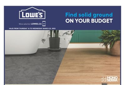 Lowe's (ON) Flyer March 16 to 22