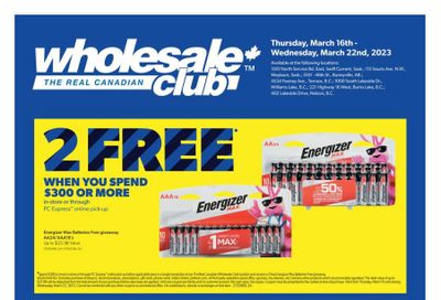 Real Canadian Wholesale Club Flyer March 16 to 22