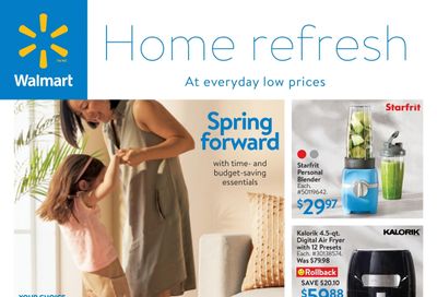 Walmart Home Refresh Flyer March 16 to April 12