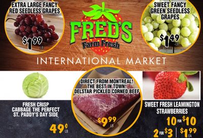Fred's Farm Fresh Flyer March 15 to 21