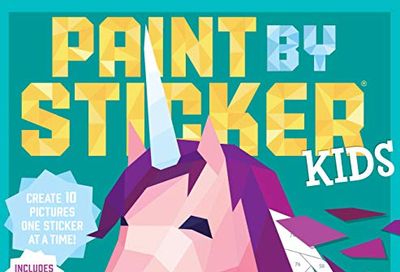 Paint by Sticker Kids: Unicorns & Magic: Create 10 Pictures One Sticker at a Time! Includes Glitter Stickers $8.12 (Reg $13.95)