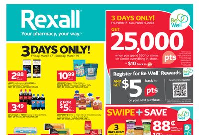 Rexall (ON) Flyer March 17 to 23