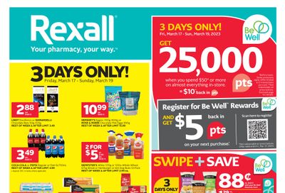Rexall (MB) Flyer March 17 to 23