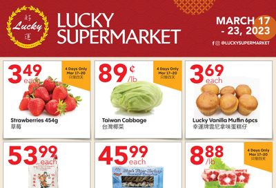 Lucky Supermarket (Edmonton) Flyer March 17 to 23