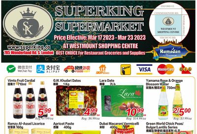 Superking Supermarket (London) Flyer March 17 to 23