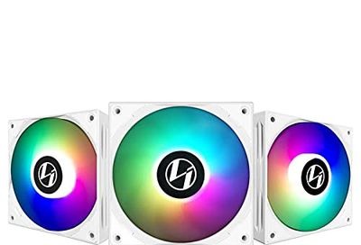 Lian Li ST120-3W White 3 Pack, ARGB 120mm LED PWM, with Fan Controller $49.99 (Reg $73.11)