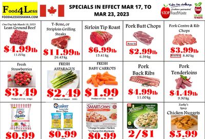 Food 4 Less (Oshawa) Flyer March 17 to 23