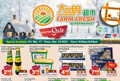 Farm Fresh Supermarket Flyer March 17 to 23