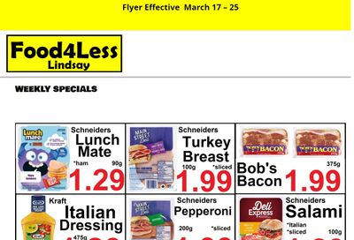Food 4 Less (Lindsay) Flyer March 17 to 23