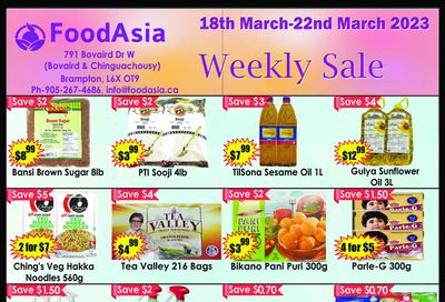 FoodAsia Flyer March 18 to 22