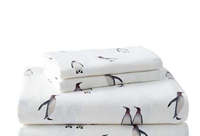 Eddie Bauer - Queen Sheets, Cotton Flannel Bedding Set, Brushed for Extra Softness, Cozy Home Decor (Rookeries, Queen) $64.79 (Reg $73.72)