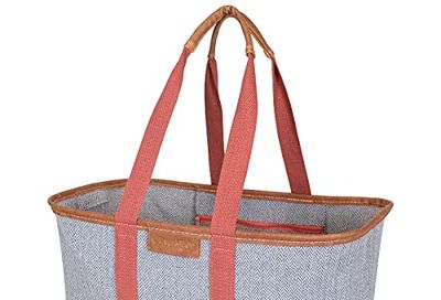CleverMade SnapBasket LUXE - Reusable Collapsible Durable Grocery Shopping Bag with Reinforced Bottom $42.4 (Reg $72.14)