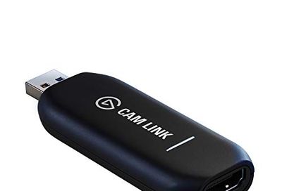 Elgato Cam Link 4K — Broadcast Live, Record via DSLR, Camcorder, or Action cam, 1080p60 or 4K at 30 fps, Compact HDMI Capture Device, USB 3.0 $134.99 (Reg $174.99)