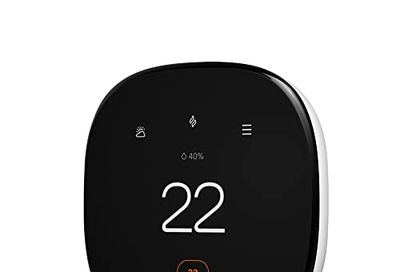 ecobee New 2022! Smart Thermostat Enhanced Works with Alexa & Apple Home Kit, Black $187.74 (Reg $226.37)