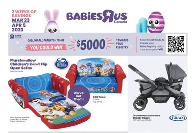 Babies R Us Flyer March 23 to April 5