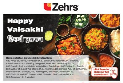 Zehrs Happy Vaisakhi Flyer March 23 to April 12